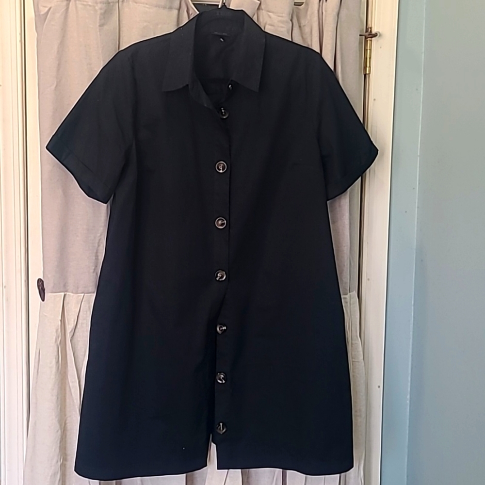 Who What Wear Short Sleeve Trapeze Dress